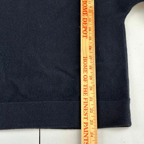 Mainbocher Black 100% Cashmere Long Wide Sleeve XL Sweater Classic Old Money - Picture 3 of 7